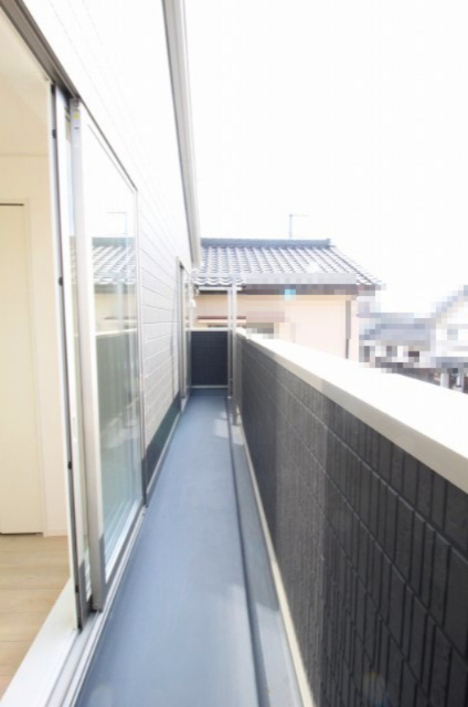 香美市土佐山田町東本町（第1）　新築戸建　1号棟【全2区画】のバルコニー|2Ｆ　北西の部屋　5.5帖