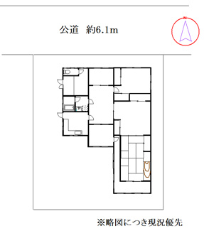 【間取り】 | 和歌山市島　中古戸建　土地約81.76坪