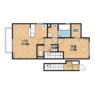 【間取り】 | エクレール下栗Ｃ