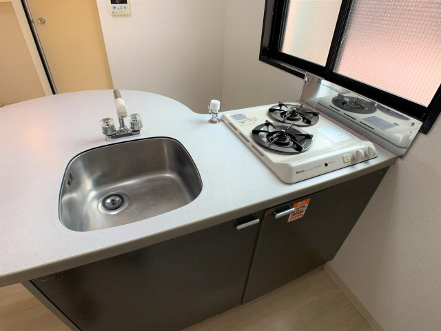 橋本市野の賃貸マンションのキッチン