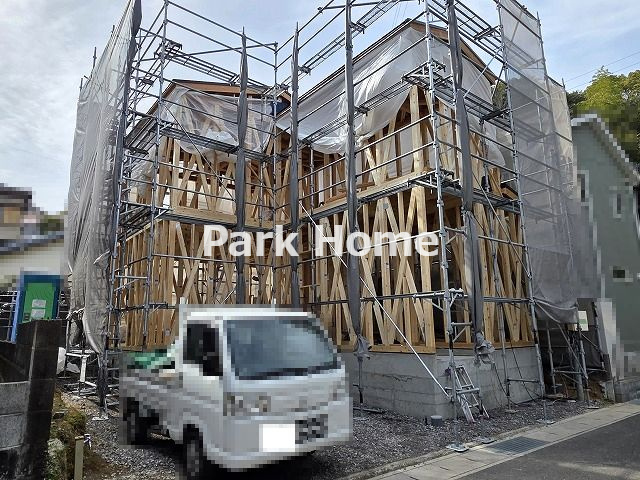 高知市福井町　新築戸建ての駐車場|2026.2月建築中
