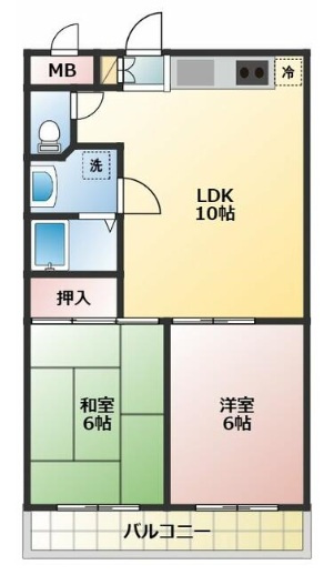サンクレスト本中山の間取り
