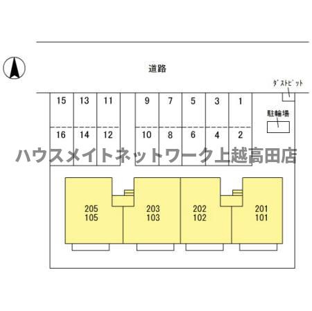 ビリーブの区画図|配置図