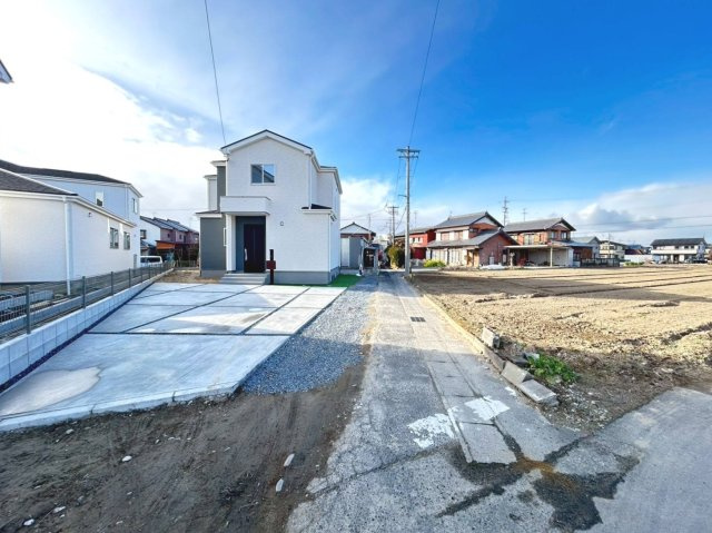 グラファーレ　一宮市西大海道3期　全4区画分譲の前面道路含む現地写真|■前面道路　■ヤマダ不動産　株式会社リライフ　
■夢のマイホーム購入をフルサポートします！
