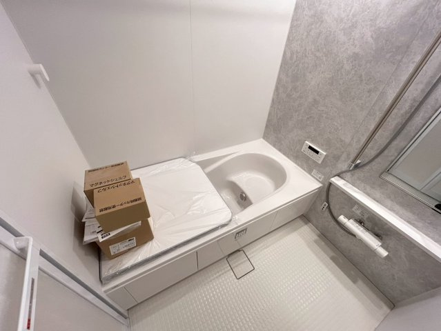 グラファーレ　一宮市西大海道3期　全4区画分譲の浴室|高断熱浴槽を使用し温めたお湯の熱をにがしにくくしっかり断熱します。