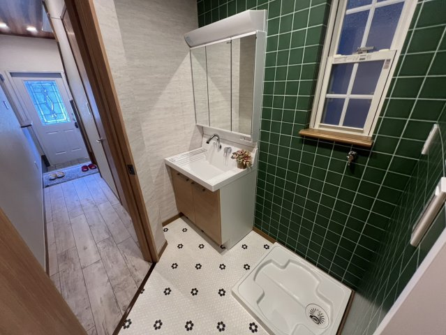 岡山2丁目　中古戸建の洗面所|洗面台も新調しました☆彡