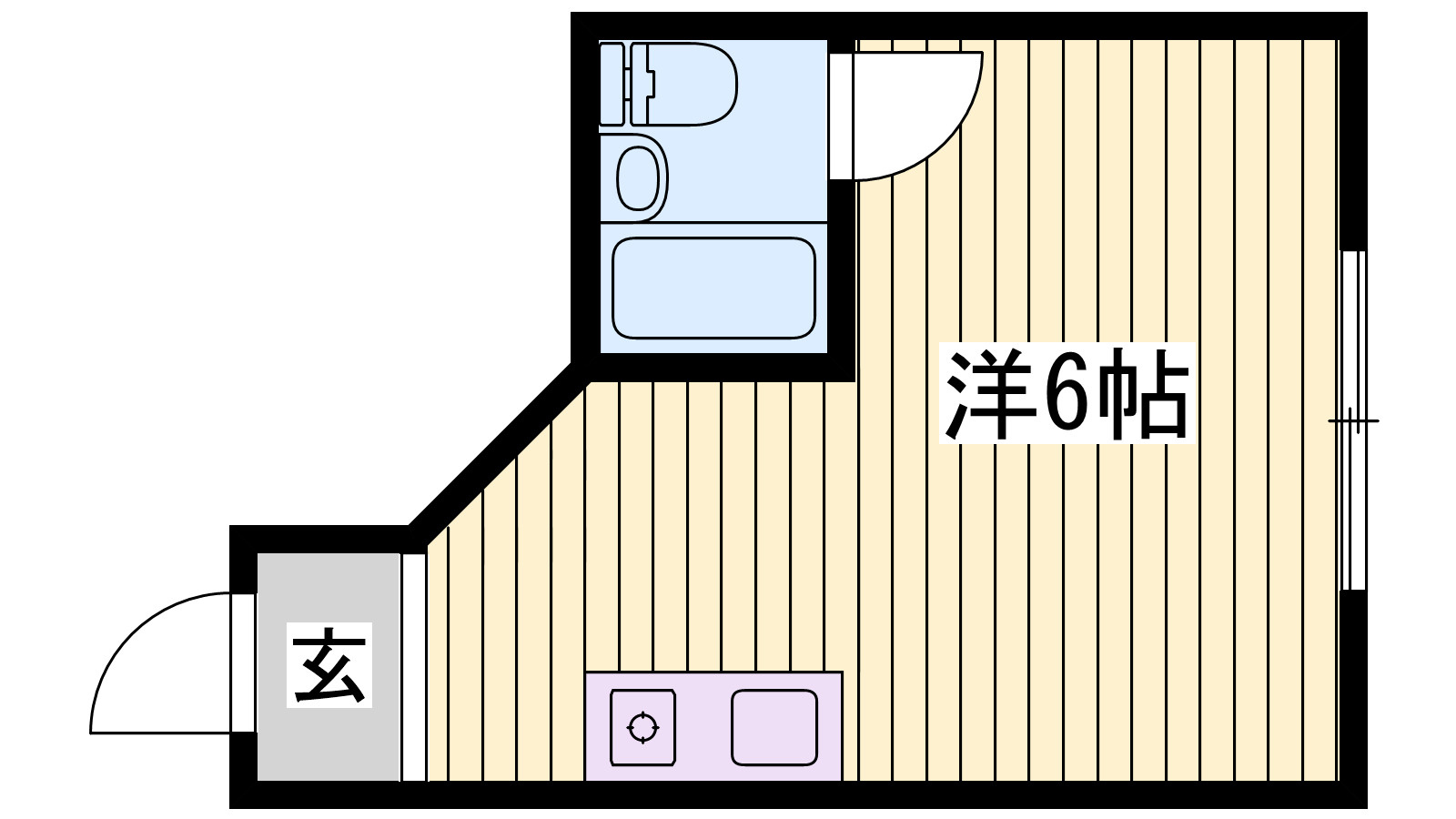西尾ビルの間取り