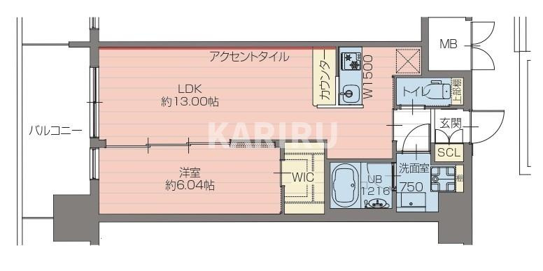 プレジオ梅田の間取り