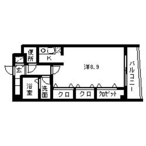 シティハウス大濠の間取り