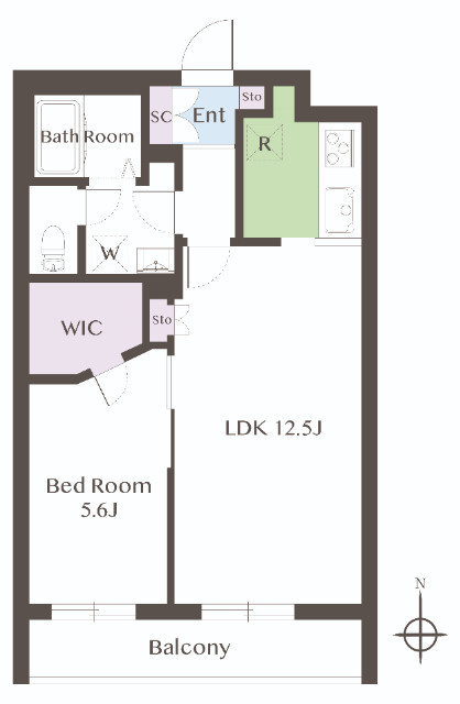 Blumen gartenの間取り