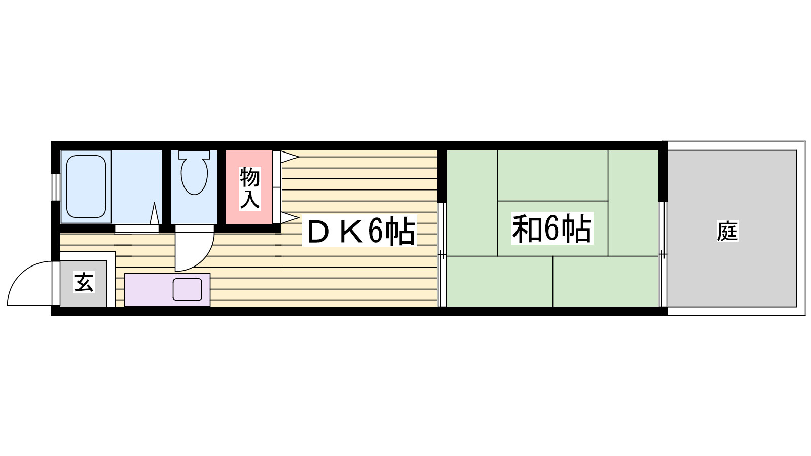 内山ハイツの間取り