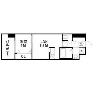cocoa薬院の間取り