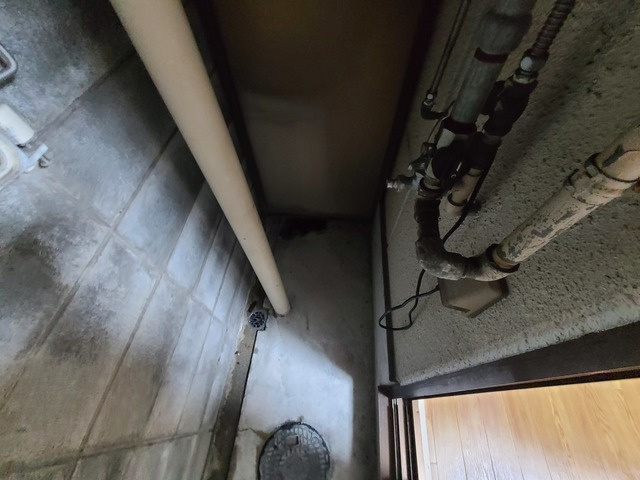 【設備】 | バルコニーに洗濯機置き場があります