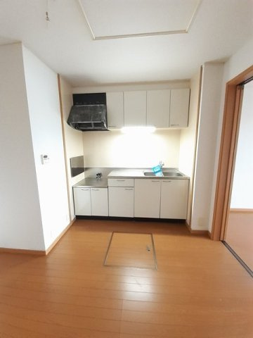 ダンデライオンＣのキッチン|コンパクトなキッチンで掃除もラクラク