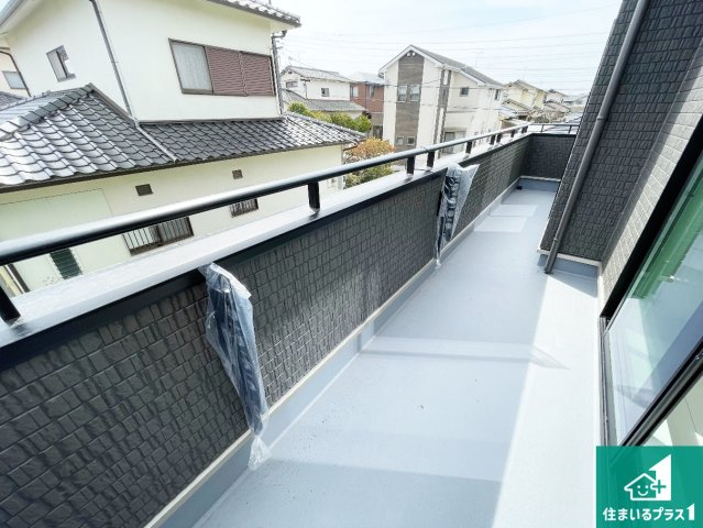 神戸市西区桜が丘東町　新築一戸建てのバルコニー|日当たりのよいバルコニー！お部屋が開放的に！