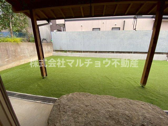 南紀の台一戸建の庭|お庭の付いた物件です
