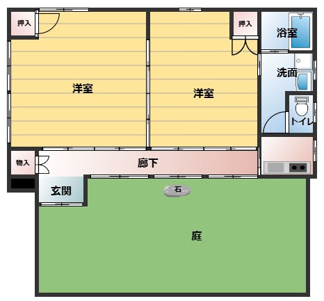 南紀の台一戸建の間取り