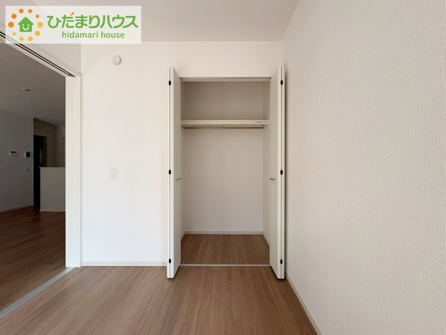 日立市東金沢町9期　新築戸建　2号棟の収納|各居室にはしっかりと収納を完備！