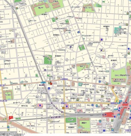 トライアングル蒲田の地図