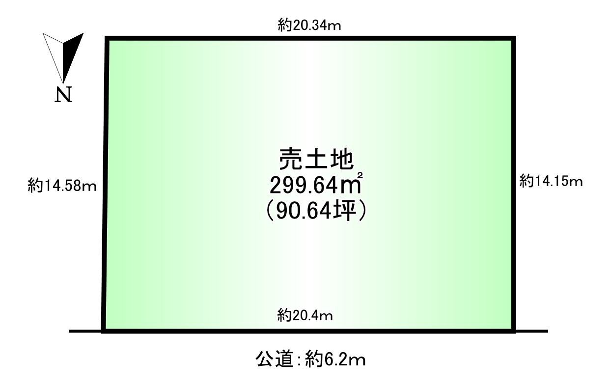 橿原市白橿町１丁目　の土地図