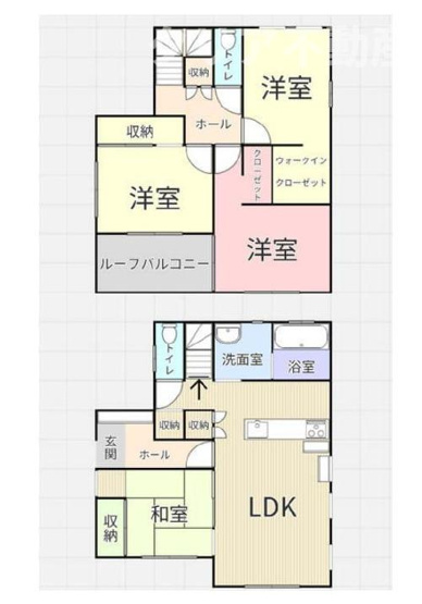 【間取り】 | 前橋市総社町桜が丘　築浅中古住宅