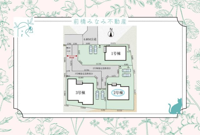 前橋市箱田町2期　２号棟(全３棟)　グラファーレ　新築建売分譲のキッチン|コンパクトなキッチンで掃除もラクラク
