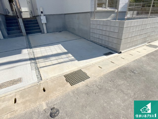 明石市太寺天王町　第1期　新築一戸建ての駐車場|駐車スペース！散水栓があるので、こまめに愛車を洗えます！
