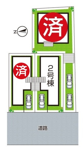 明石市太寺天王町　第1期　新築一戸建ての区画図|全3区画