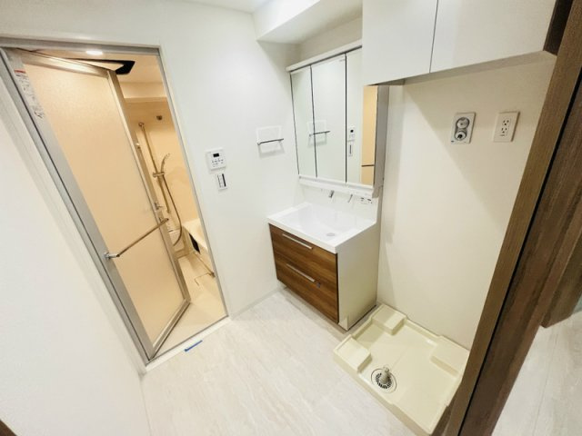 THE MAYFAIRの洗面所|忙しい朝には欠かせない洗面所です