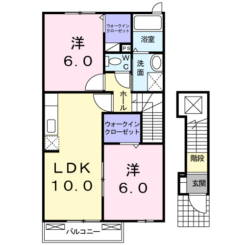 サン・レミール　Ｂの間取り