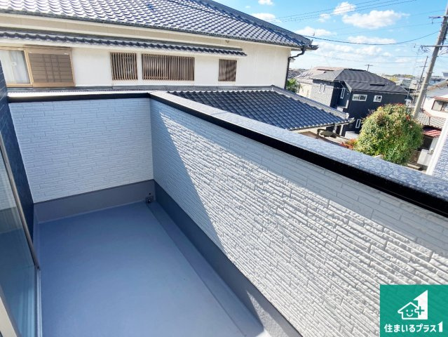 明石市太寺天王町　第1期　新築一戸建てのバルコニー|日当たりのよいバルコニー！お部屋が開放的に！