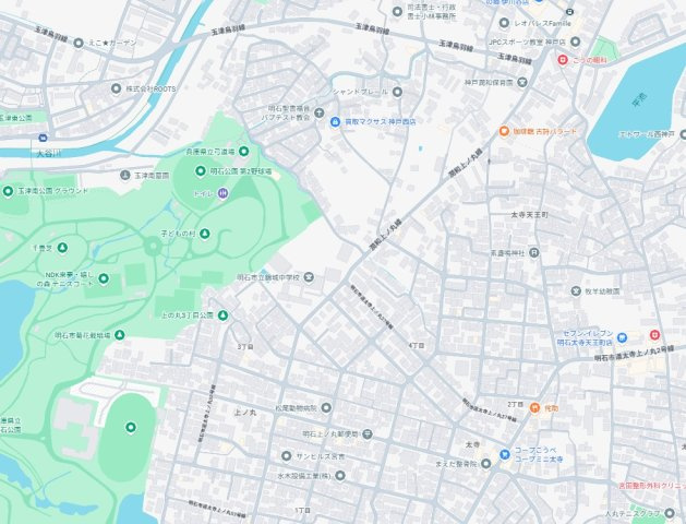 明石市太寺天王町　第1期　新築一戸建ての地図