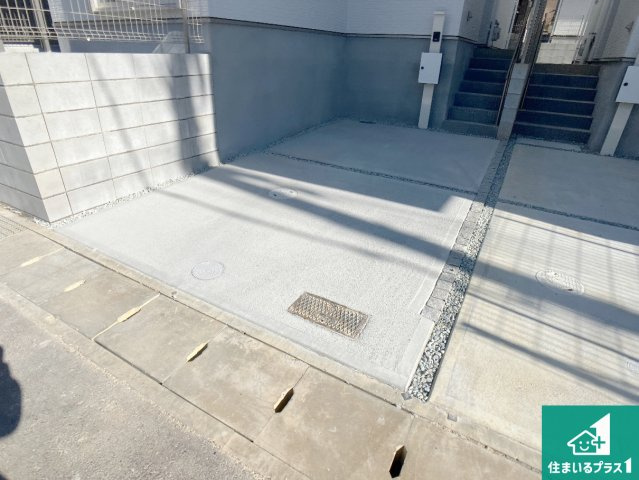 明石市太寺天王町　第1期　新築一戸建ての駐車場|駐車スペース！散水栓があるので、こまめに愛車を洗えます！