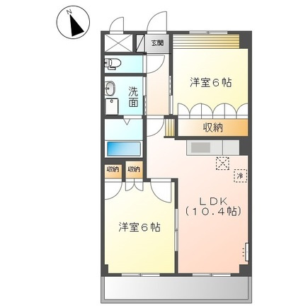 モンターニャの間取り|間取図