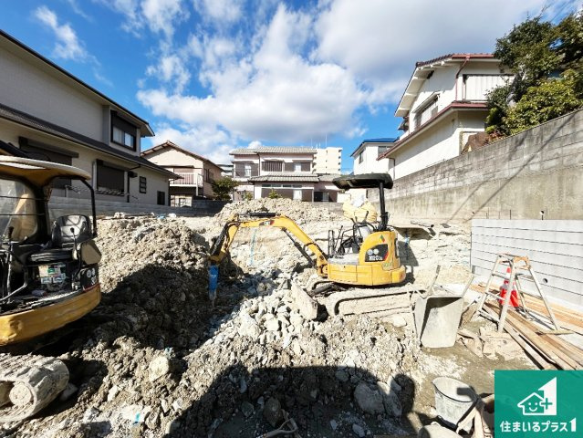 神戸市須磨区竜が台　第2期　新築一戸建ての外観|周辺は落ち着いた街並みの住宅地！子育てがしやすい住環境です！まだ未完成ですが、現地でしかわからない事もございます。是非一度ご覧ください。