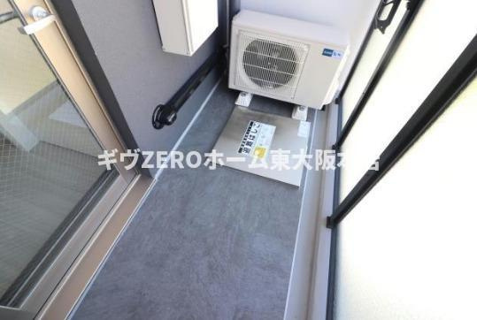 ソルテラス阿波座ウィズのバルコニー