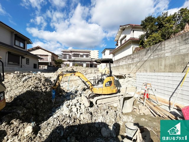 神戸市須磨区竜が台　第2期　新築一戸建ての外観|周辺は落ち着いた街並みの住宅地！子育てがしやすい住環境です！まだ未完成ですが、現地でしかわからない事もございます。是非一度ご覧ください。
