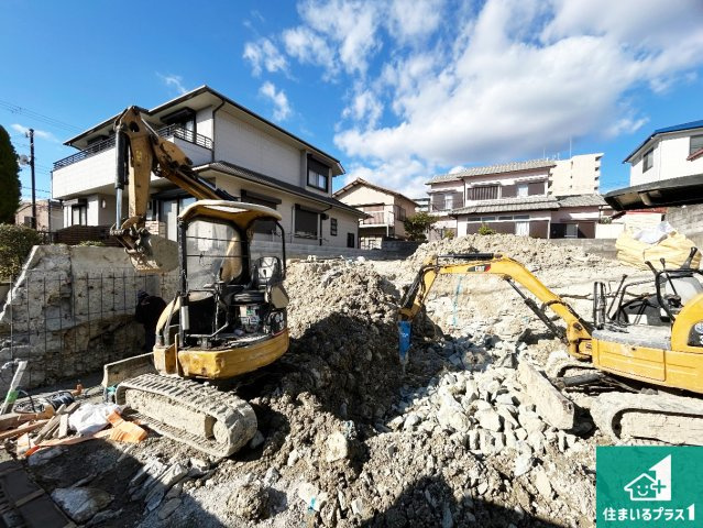 神戸市須磨区竜が台　第2期　新築一戸建ての外観|現在の進捗状況です！順調に作業進行中、完成が待ち遠しいです！詳細の間取り等、お気軽にお問い合わせください！