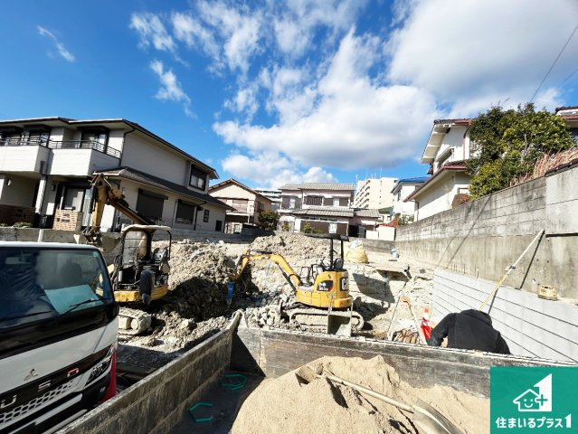 神戸市須磨区竜が台　第2期　新築一戸建ての外観|現在の進捗状況です！順調に作業進行中、完成が待ち遠しいです！詳細の間取り等、お気軽にお問い合わせください！