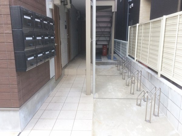 Glanz町屋Ⅱのロビー