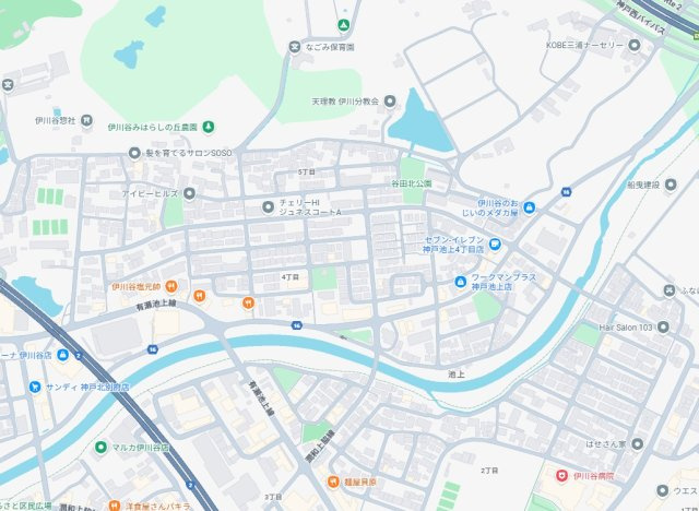 神戸市西区池上　第2期　新築一戸建ての地図