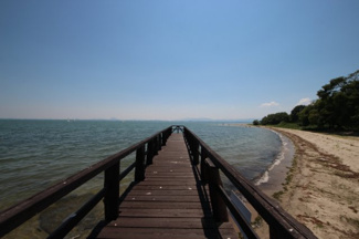 【その他共用部分】 | エイジングコート琵琶湖プレミアビュー | 共有庭部分の桟橋