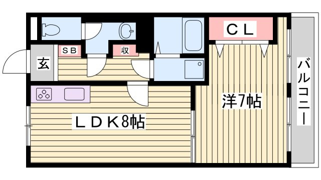 坂上コーポラスの間取り