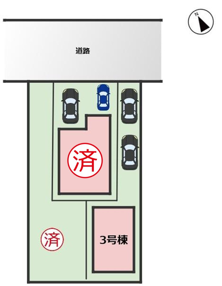 天白区塩釜口1期｜名古屋市の戸建ならホームアップの区画図