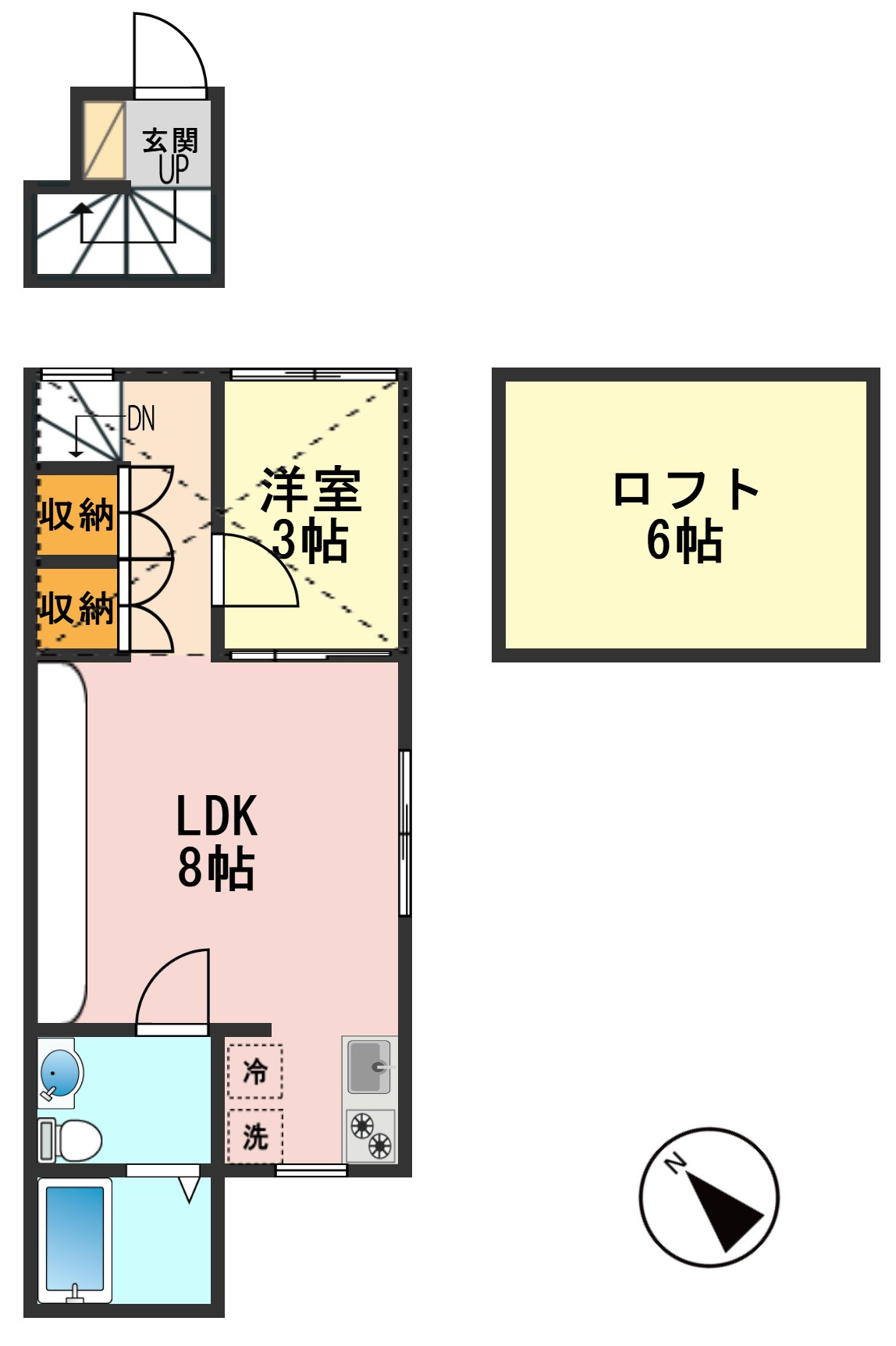 CAMP DAVIDの間取り