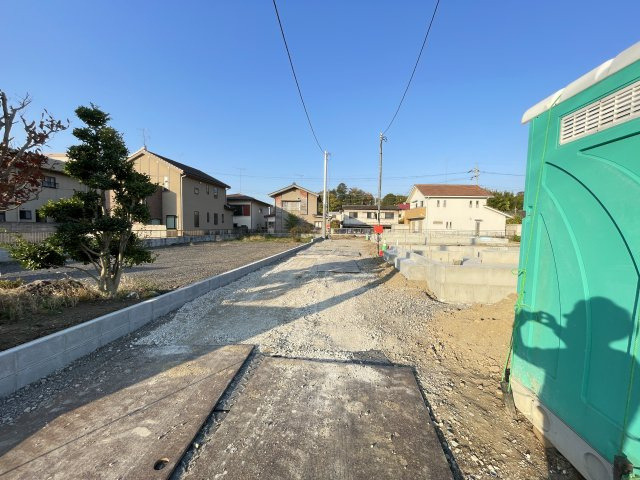 新築戸建・新築建売　太田市本町第1　太田小・西中の前面道路含む現地写真