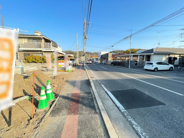 新築戸建・新築建売　太田市本町第1　太田小・西中の前面道路含む現地写真