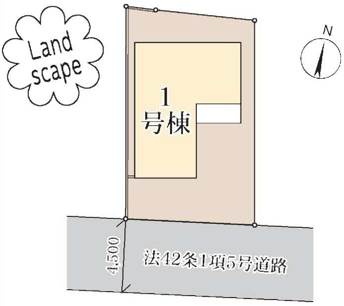【横浜市瀬谷区中屋敷1丁目25-3新築戸建て】★仲介手数料無料★（上瀬谷小学校・瀬谷中学校）の区画図