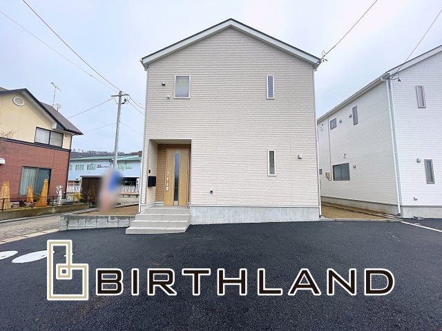 新築戸建・新築建売　会津若松市門田町黒岩第7　城南小・第五中の外観|〈3号棟〉全居室南向きで陽当たり良好です！4LDK+テレワークルーム！