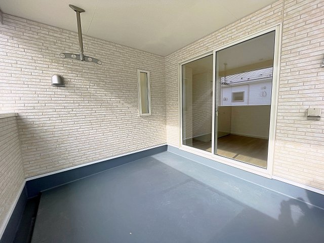 新築戸建・新築建売　会津若松市門田町黒岩第7　城南小・第五中のバルコニー